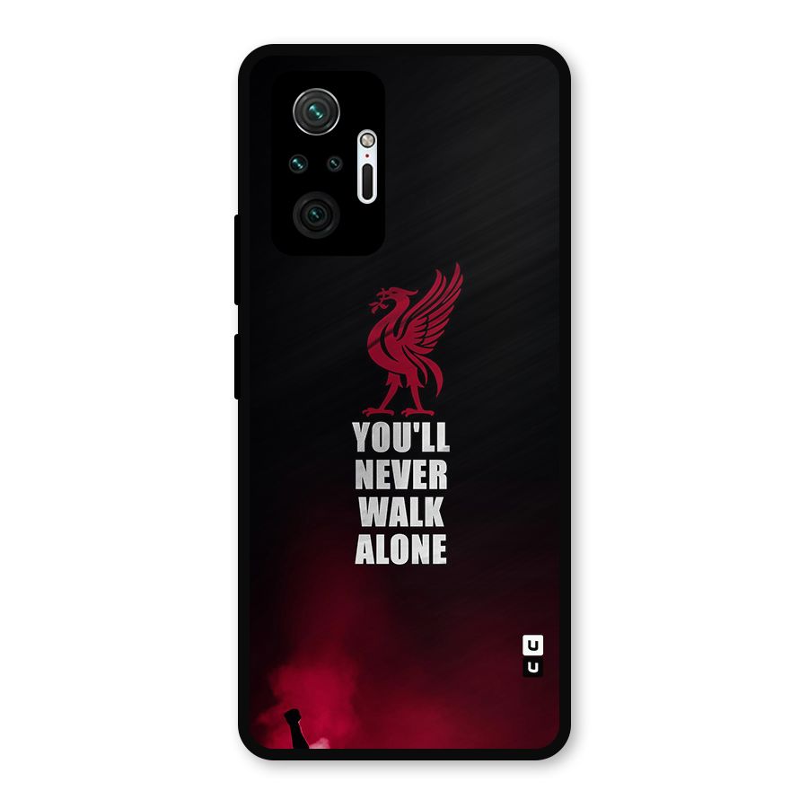 Walk Alone Metal Back Case for Redmi Note 10 Pro Max