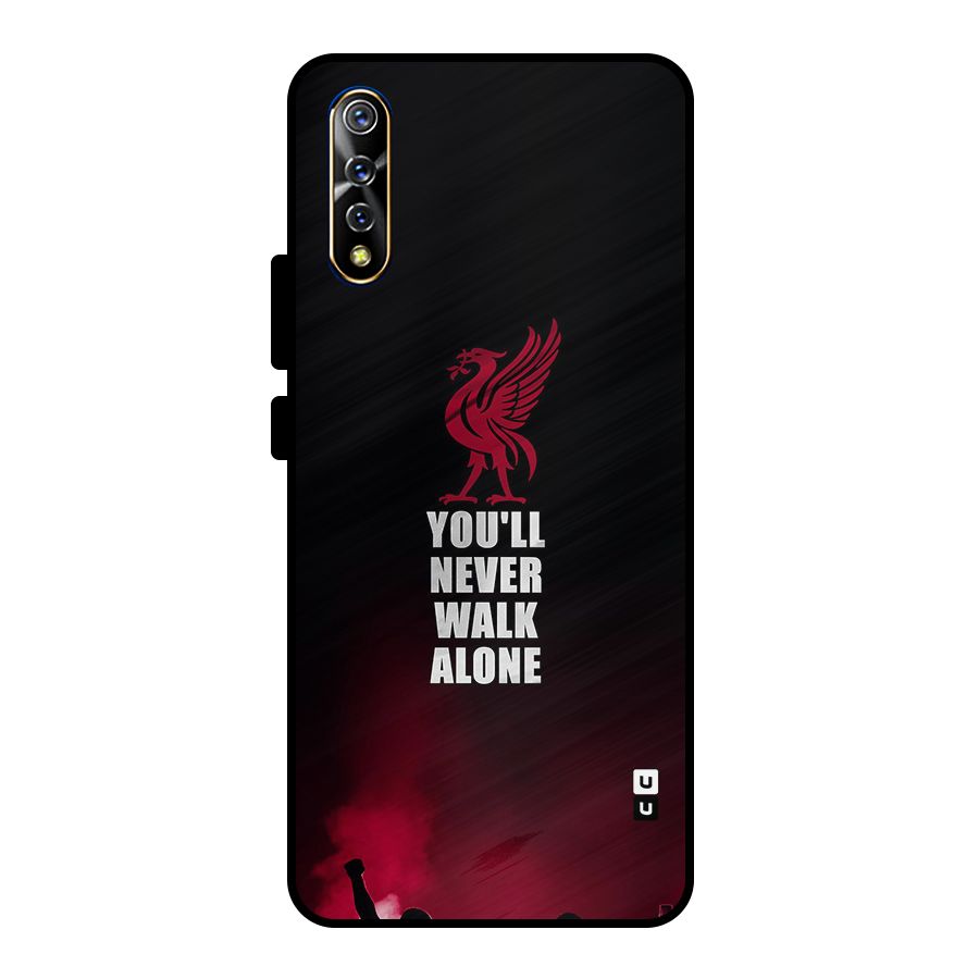 Walk Alone Metal Back Case for Vivo S1