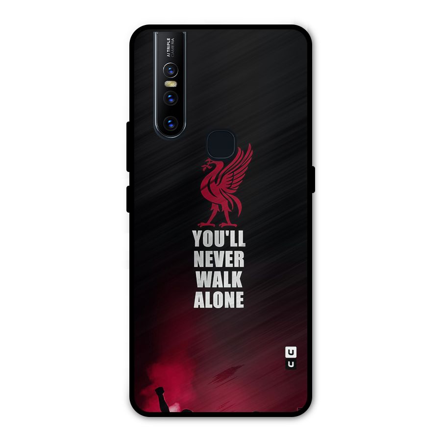 Walk Alone Metal Back Case for Vivo V15