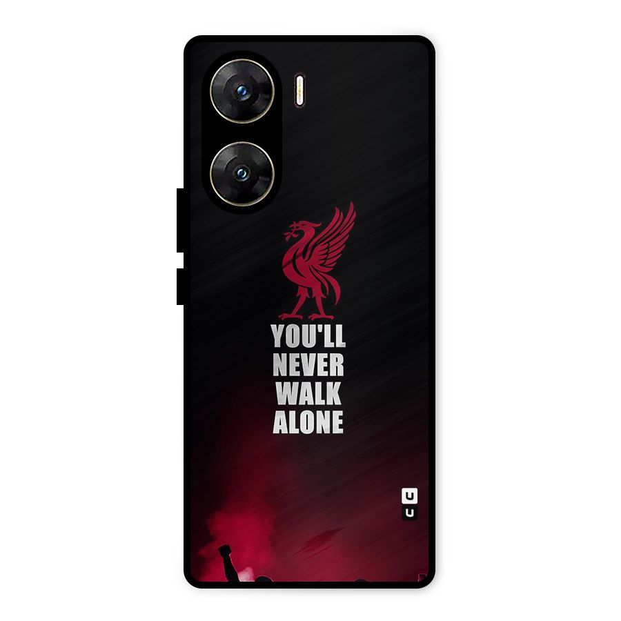Walk Alone Metal Back Case for Vivo V29e