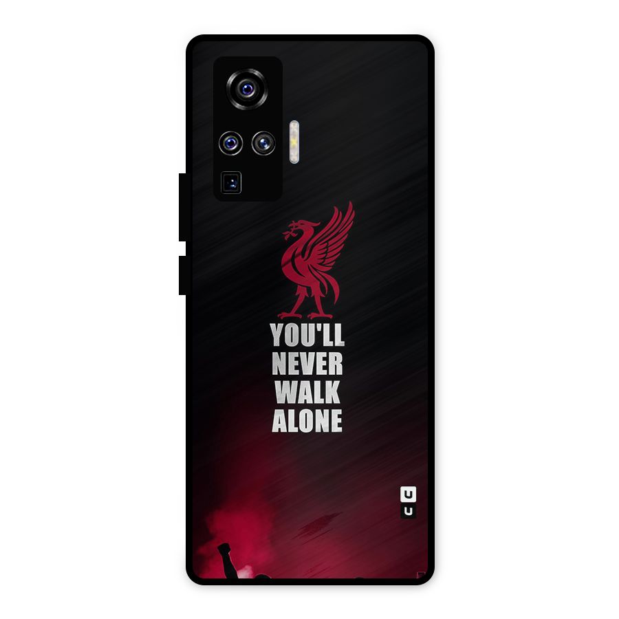 Walk Alone Metal Back Case for Vivo X50 Pro