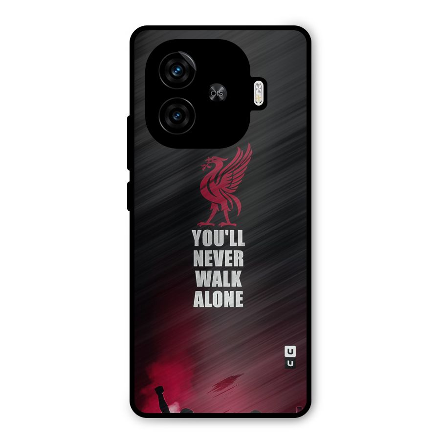 Walk Alone Metal Back Case for iQOO Z9 Turbo