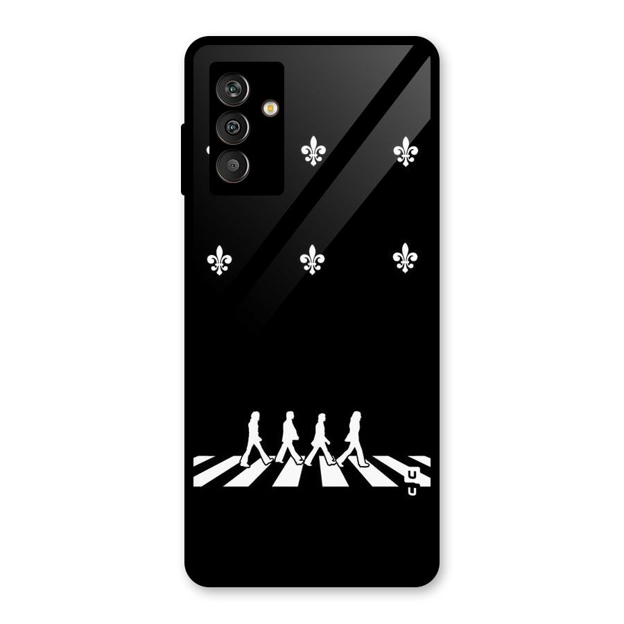Walking Four Glass Back Case for Galaxy M13