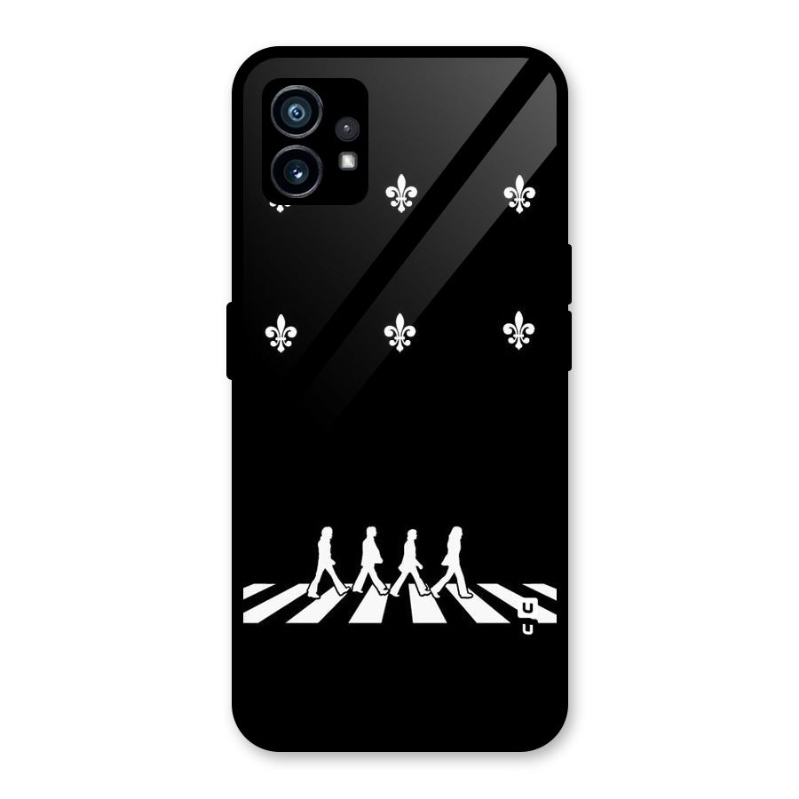 Walking Four Glass Back Case for Nothing Phone 1