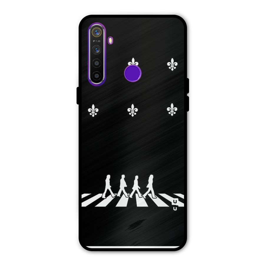 Walking Four Glass Back Case for Realme 5s