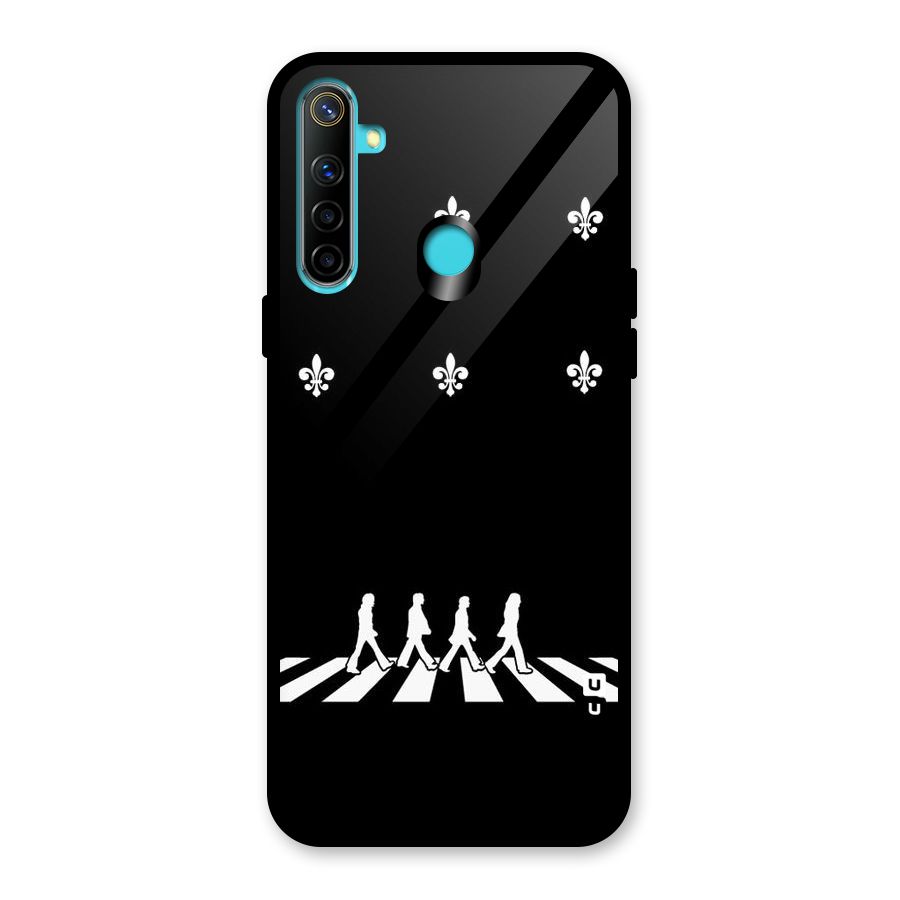 Walking Four Glass Back Case for Realme Narzo 10