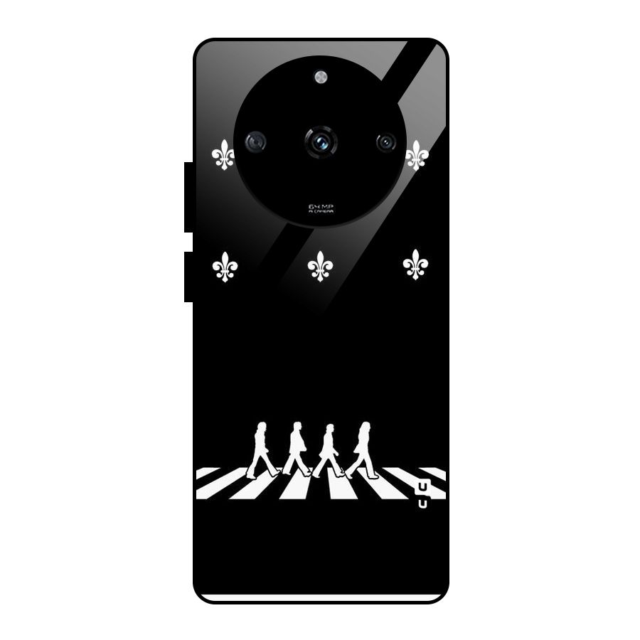 Walking Four Glass Back Case for Realme Narzo 60 5G