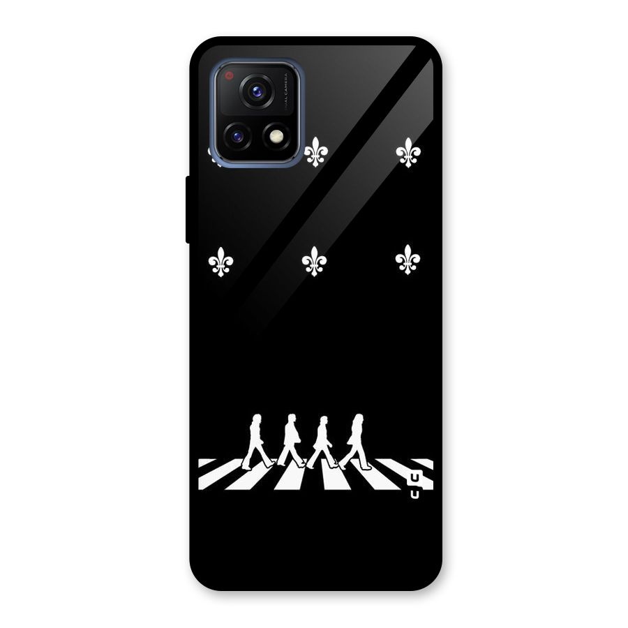 Walking Four Glass Back Case for Vivo Y72 5G