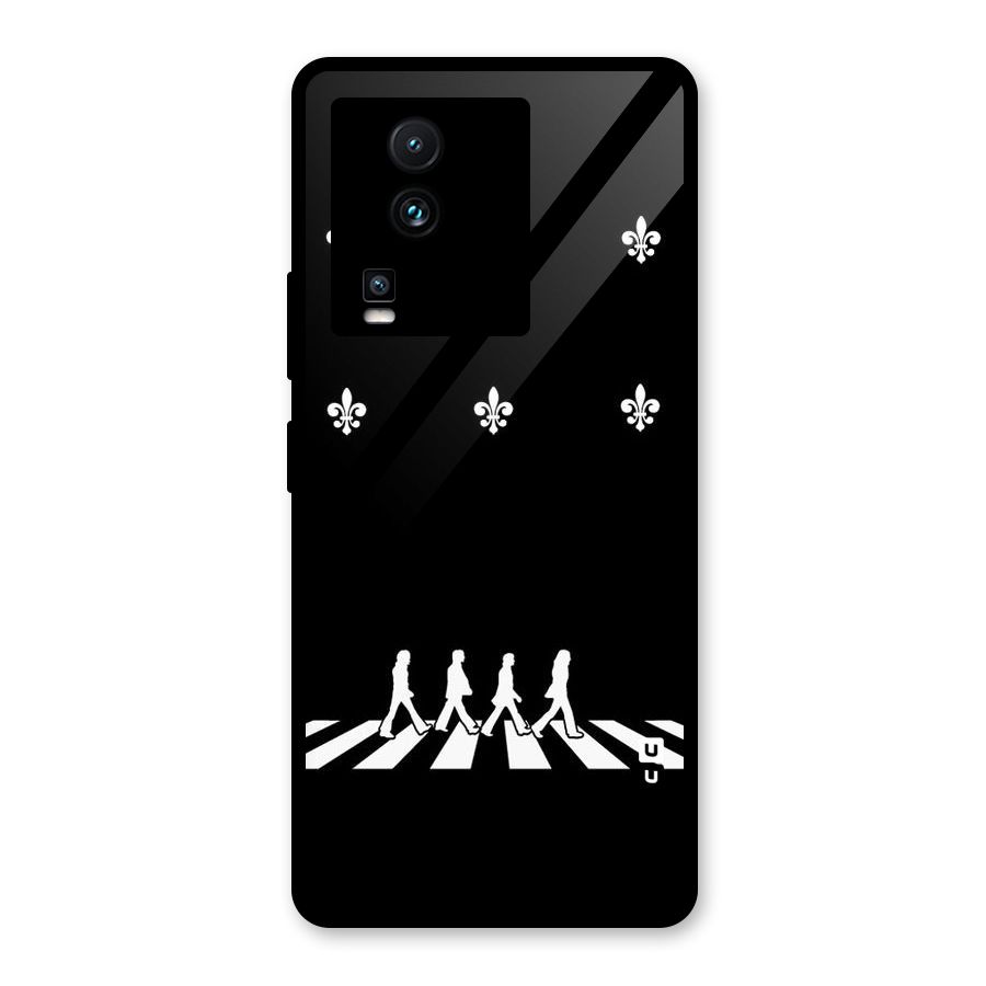 Walking Four Glass Back Case for Vivo iQOO Neo 7