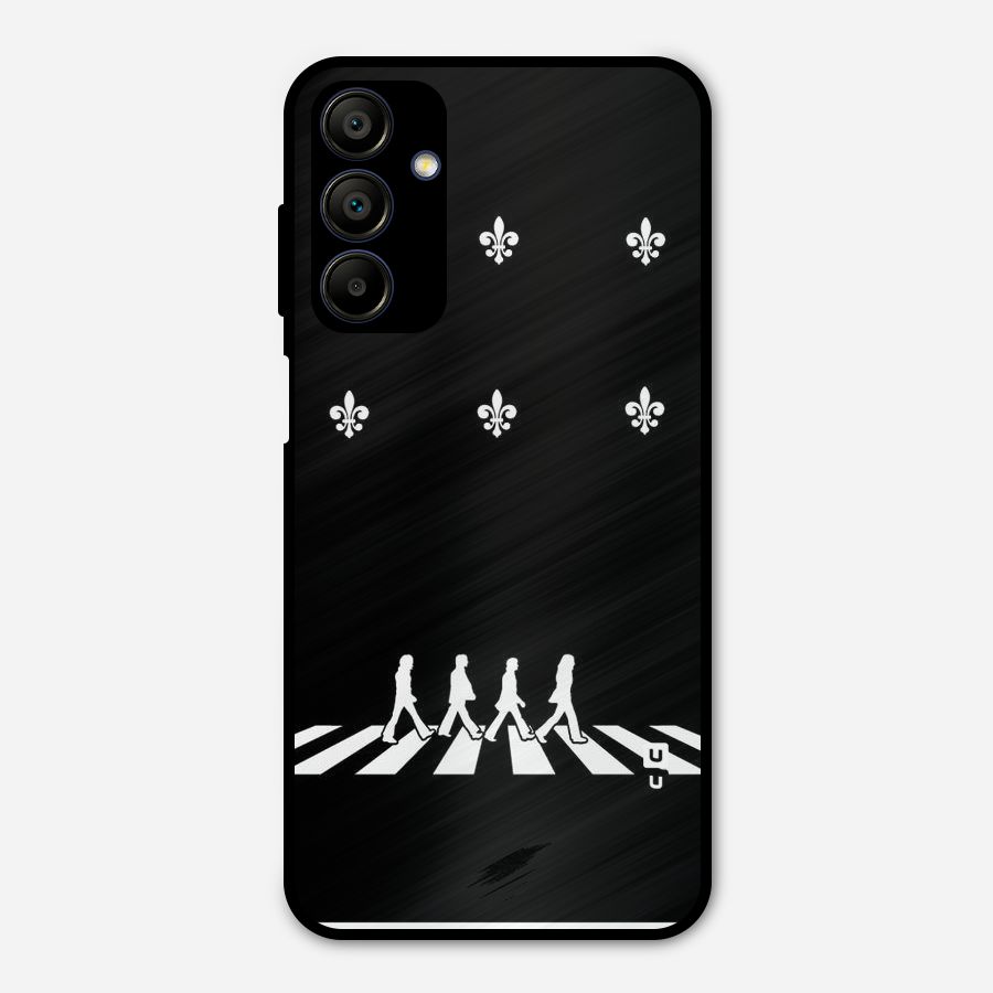 Walking Four Metal Back Case for Galaxy A15 5G