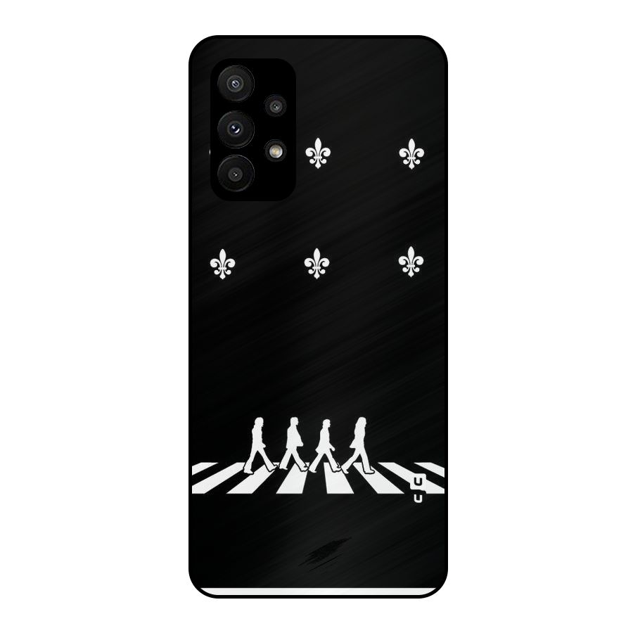 Walking Four Metal Back Case for Galaxy A23
