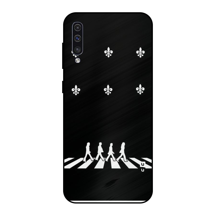 Walking Four Metal Back Case for Galaxy A50s