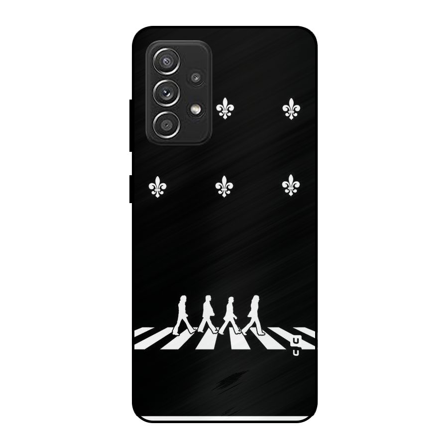 Walking Four Metal Back Case for Galaxy A52s 5G