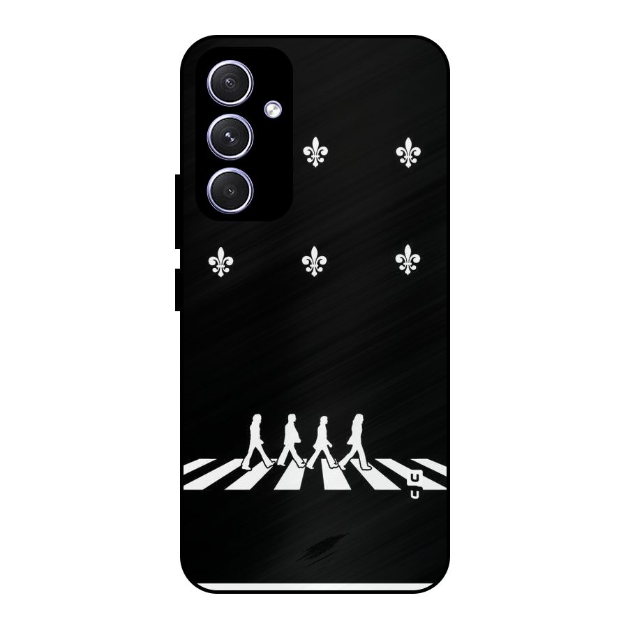 Walking Four Metal Back Case for Galaxy A54
