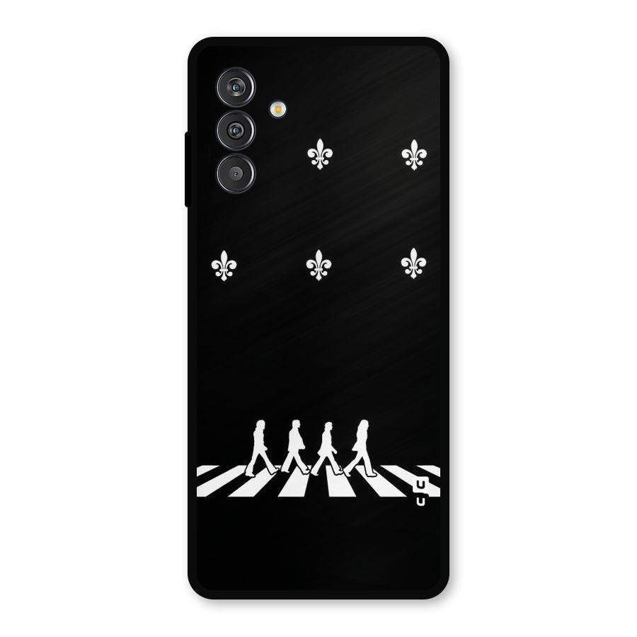 Walking Four Metal Back Case for Galaxy F13