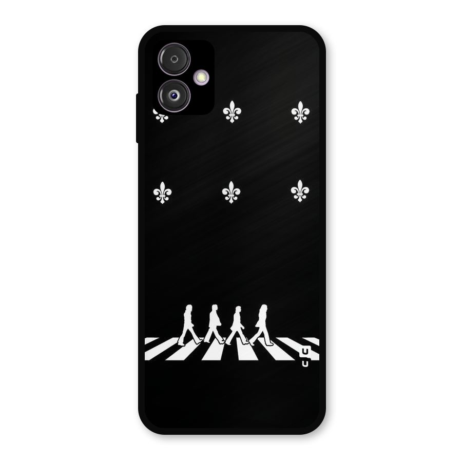 Walking Four Metal Back Case for Galaxy F14