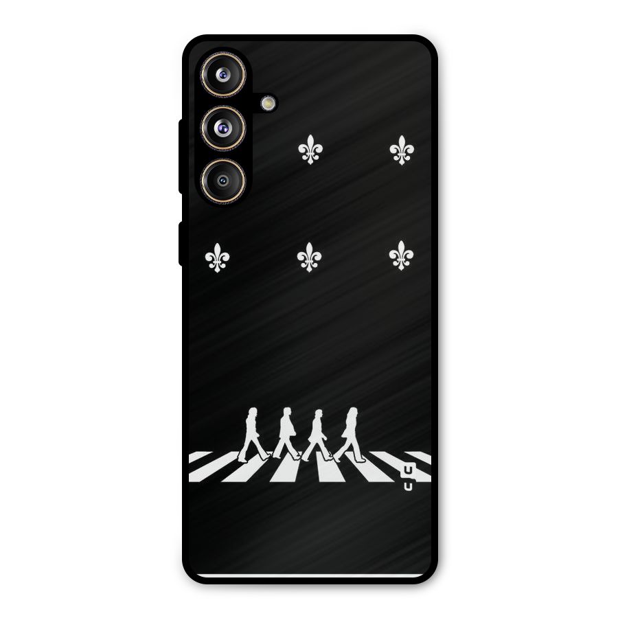 Walking Four Metal Back Case for Galaxy F55