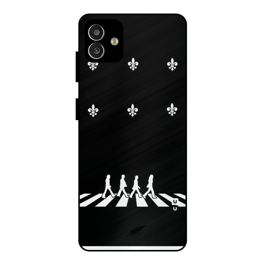 Walking Four Metal Back Case for Galaxy M13 5G
