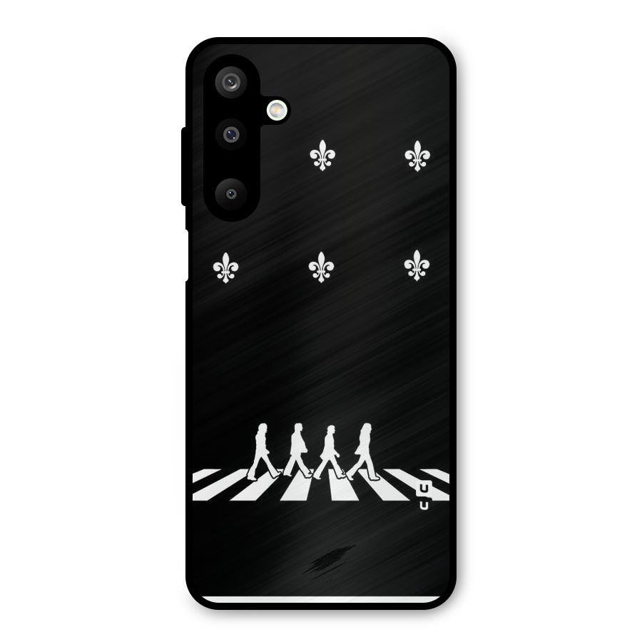 Walking Four Metal Back Case for Galaxy M16