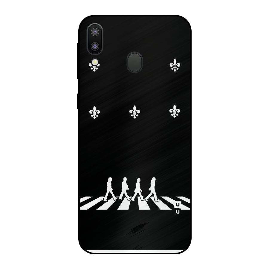 Walking Four Metal Back Case for Galaxy M20