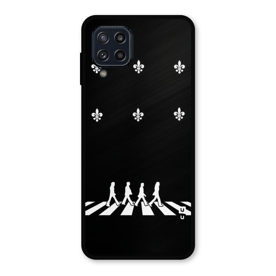 Walking Four Metal Back Case for Galaxy M32