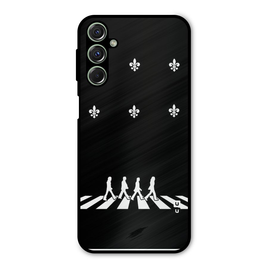 Walking Four Metal Back Case for Galaxy M34
