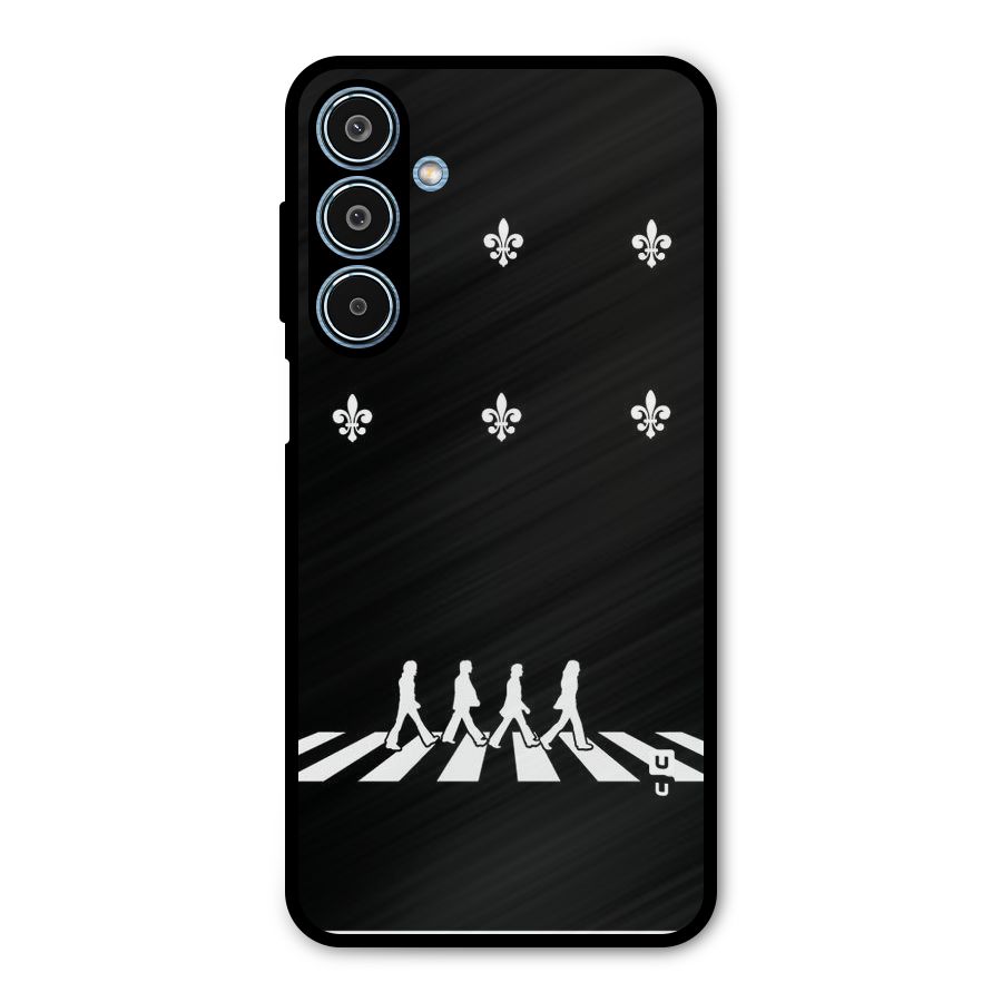 Walking Four Metal Back Case for Galaxy M35