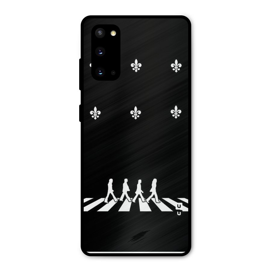 Walking Four Metal Back Case for Galaxy S20
