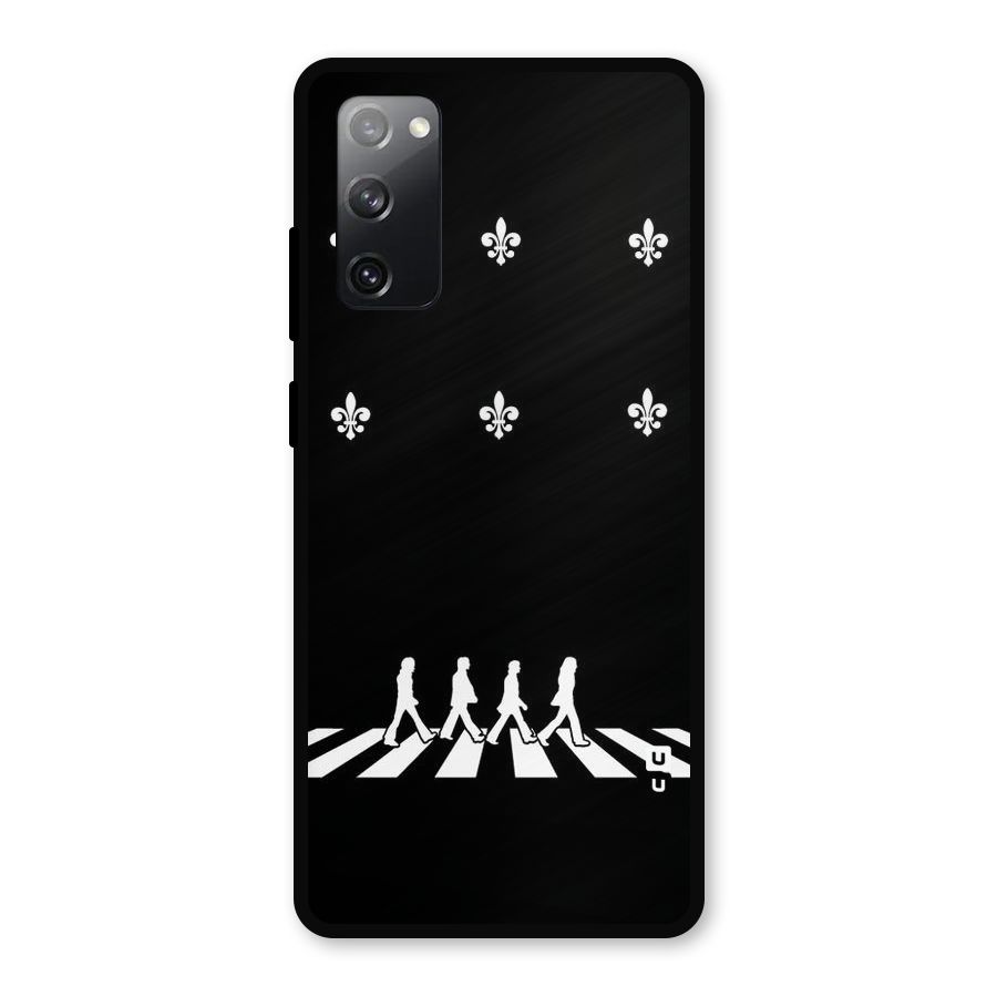 Walking Four Metal Back Case for Galaxy S20 FE 5G