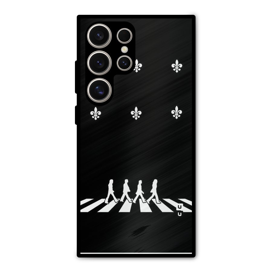 Walking Four Metal Back Case for Galaxy S24 Ultra