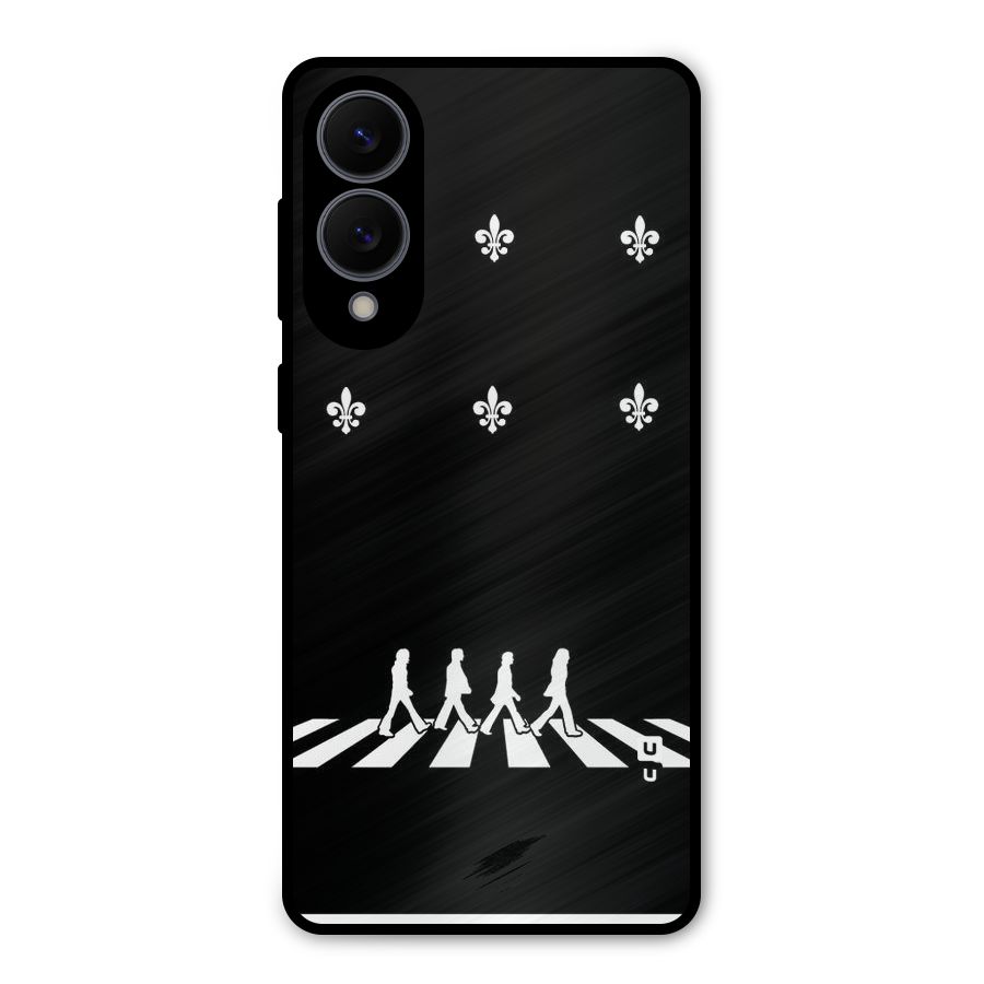 Walking Four Metal Back Case for Galaxy S25 Edge