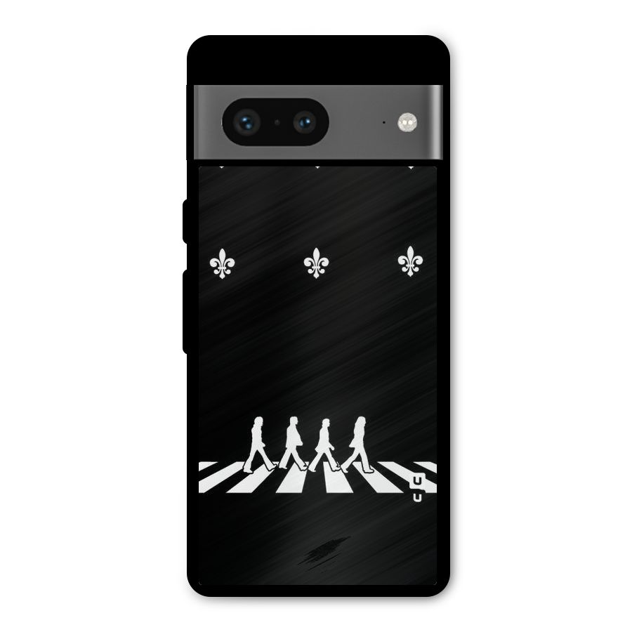 Walking Four Metal Back Case for Google Pixel 7