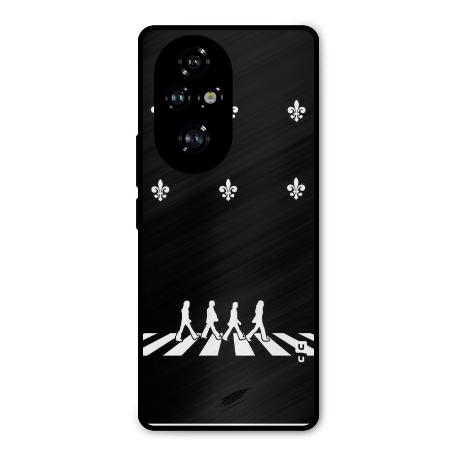 Walking Four Metal Back Case for Honor 200 Pro
