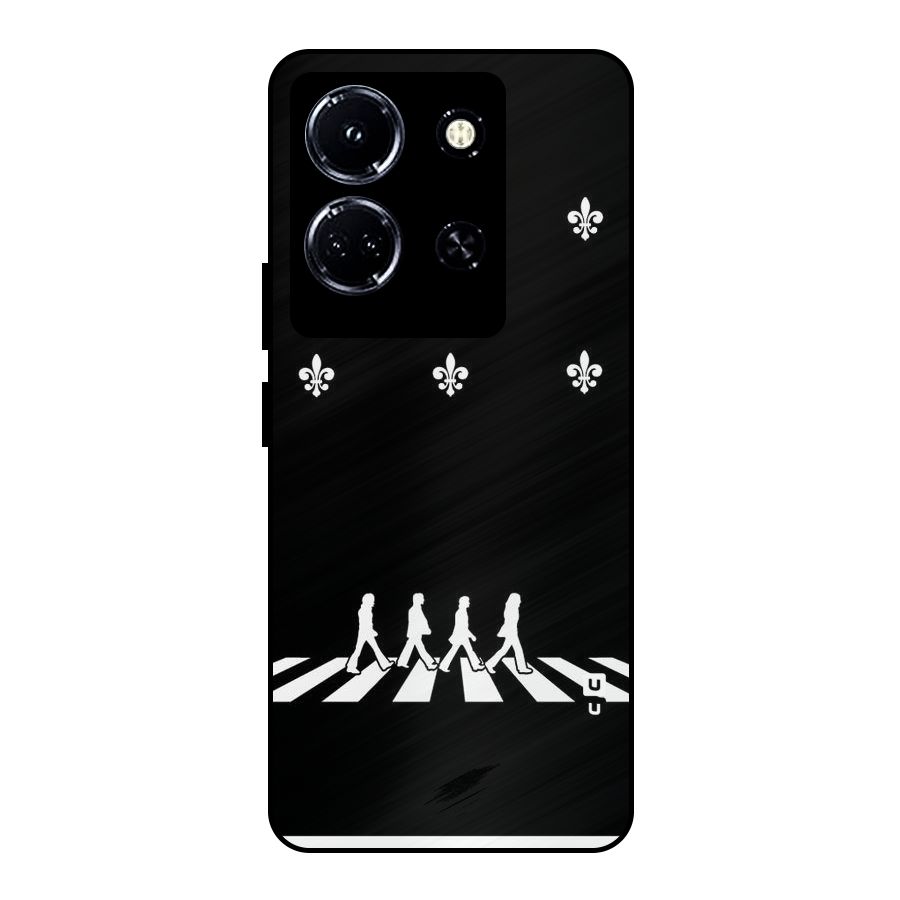 Walking Four Metal Back Case for Infinix Note 30 5G