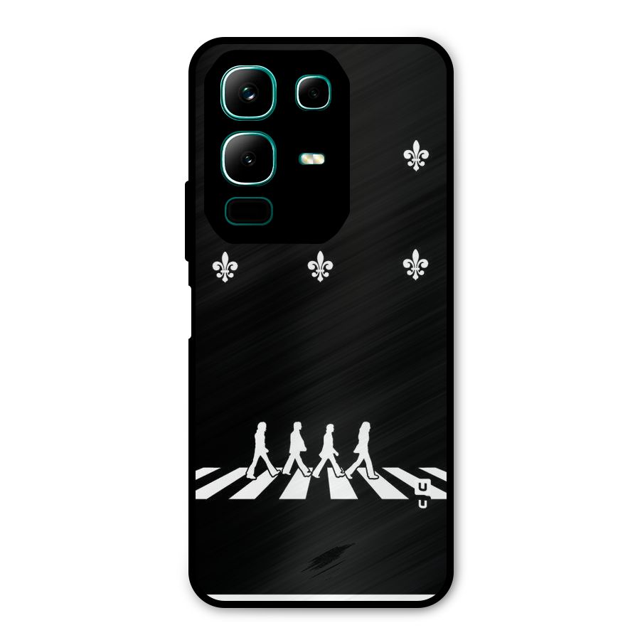 Walking Four Metal Back Case for Infinix Note 50x