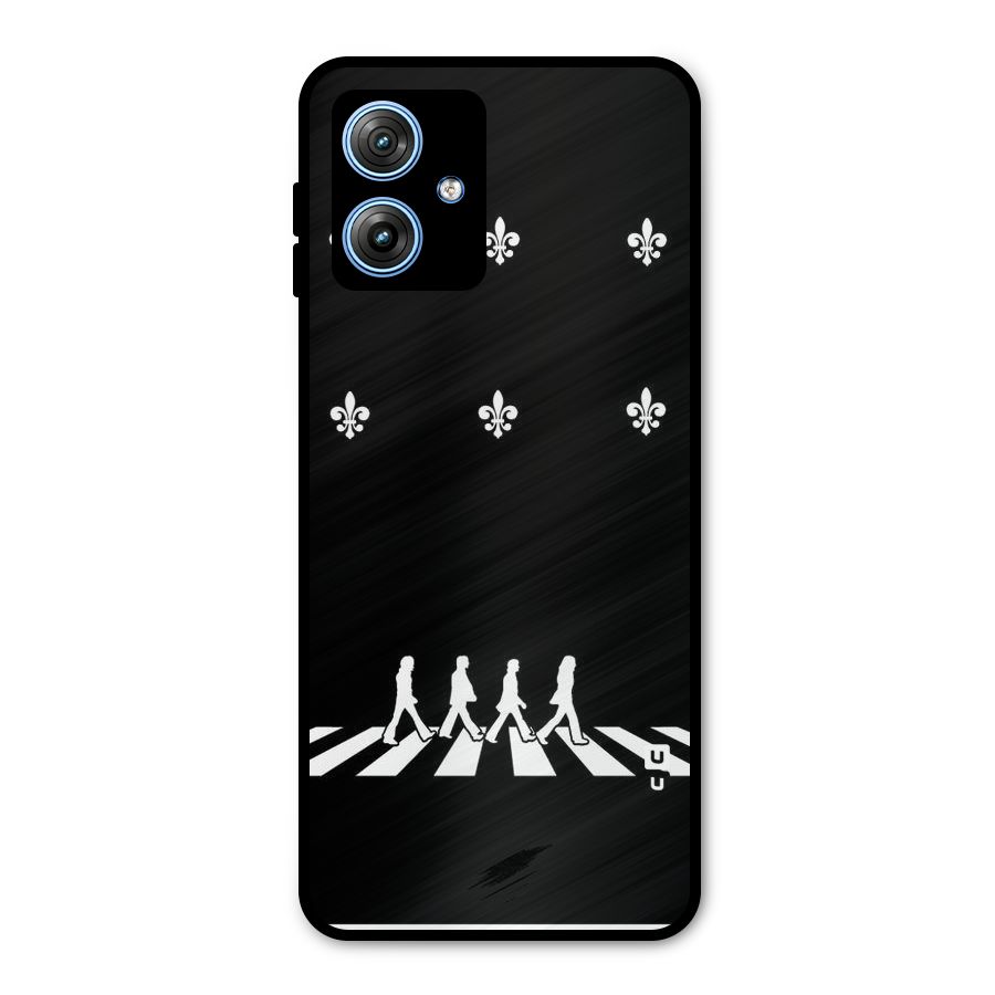 Walking Four Metal Back Case for Moto G54