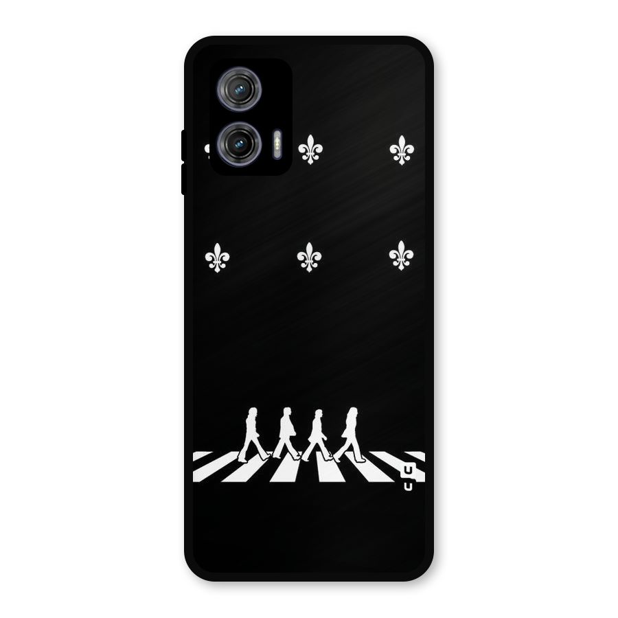 Walking Four Metal Back Case for Moto G73