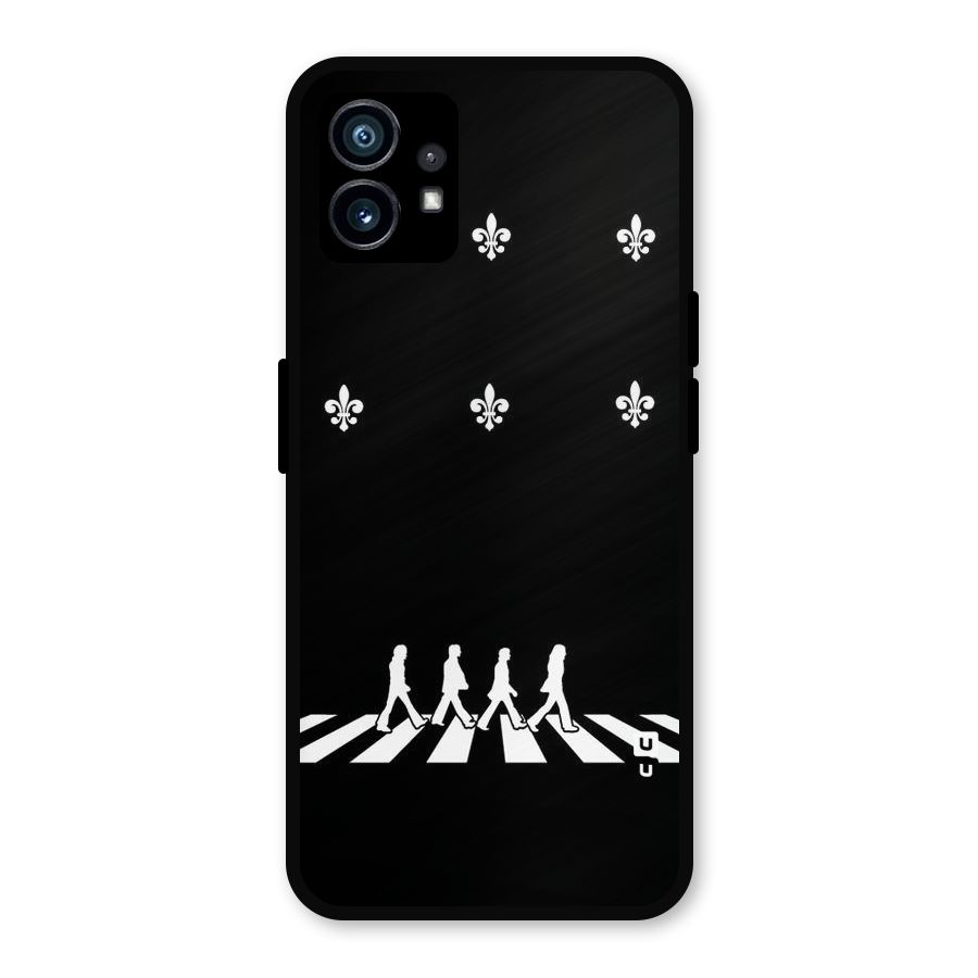 Walking Four Metal Back Case for Nothing Phone 1