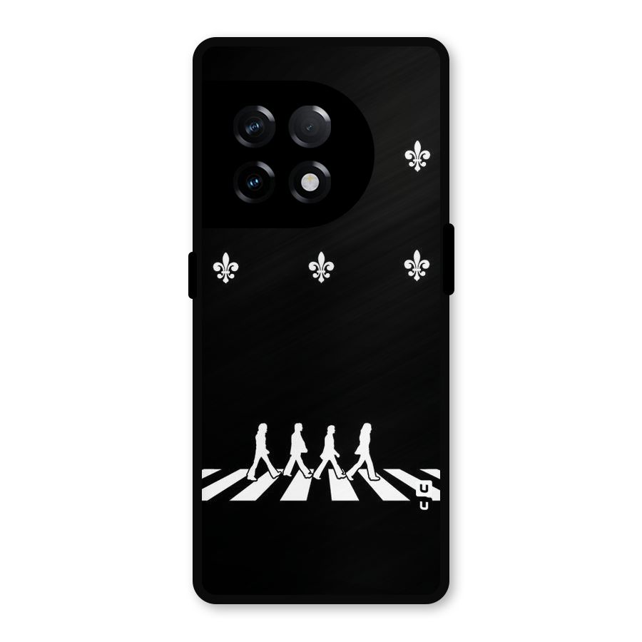 Walking Four Metal Back Case for OnePlus 11R