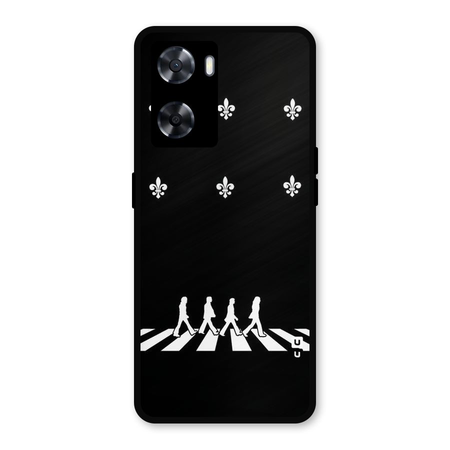 Walking Four Metal Back Case for OnePlus Nord N20 SE