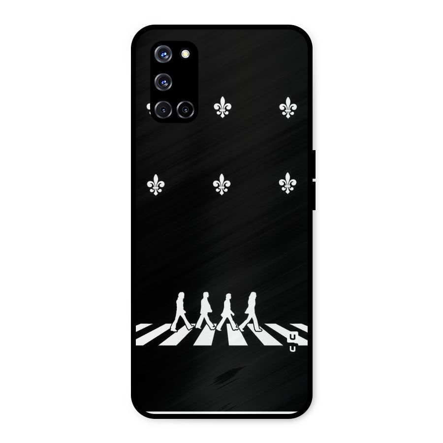 Walking Four Metal Back Case for Oppo A52