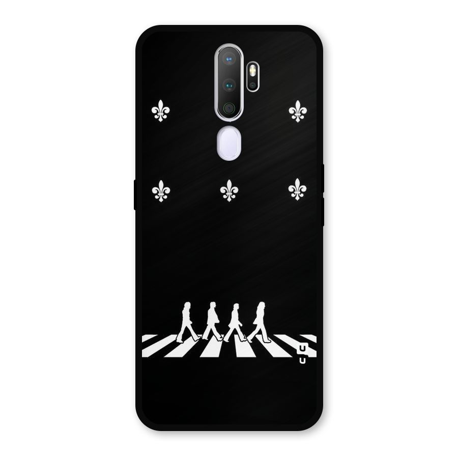 Walking Four Metal Back Case for Oppo A9 (2020)