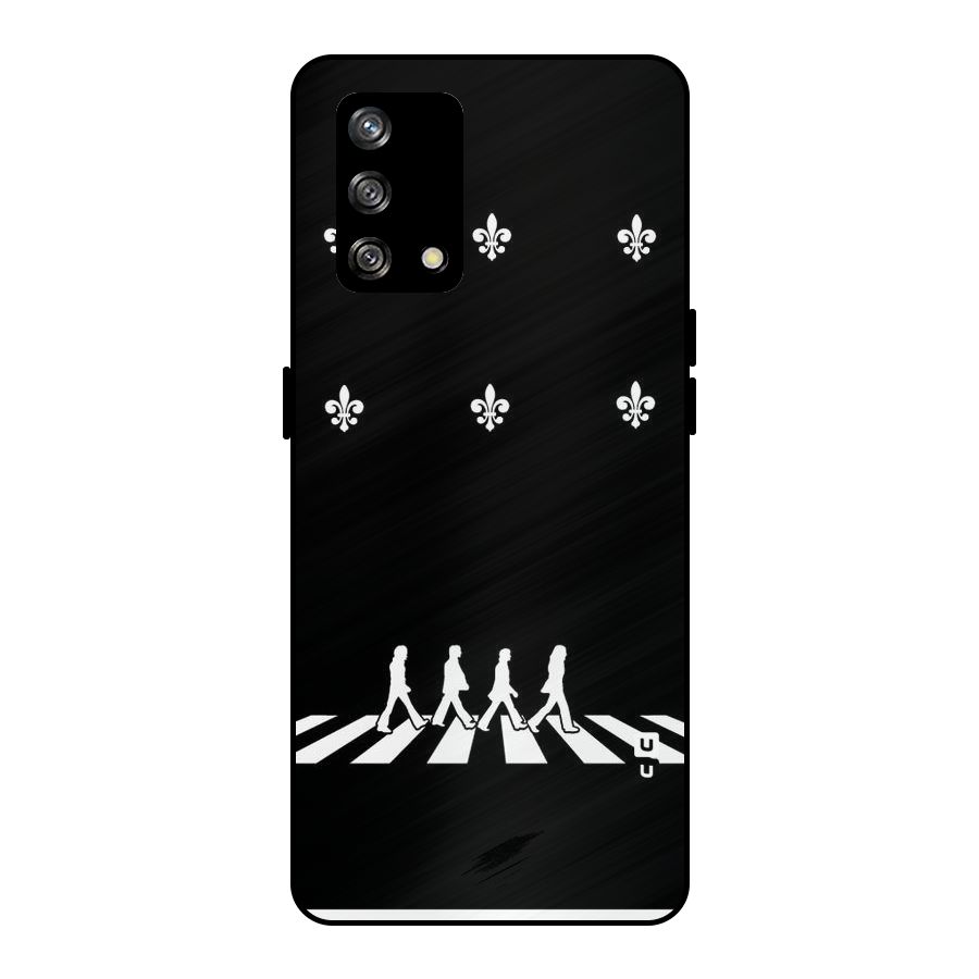 Walking Four Metal Back Case for Oppo F19