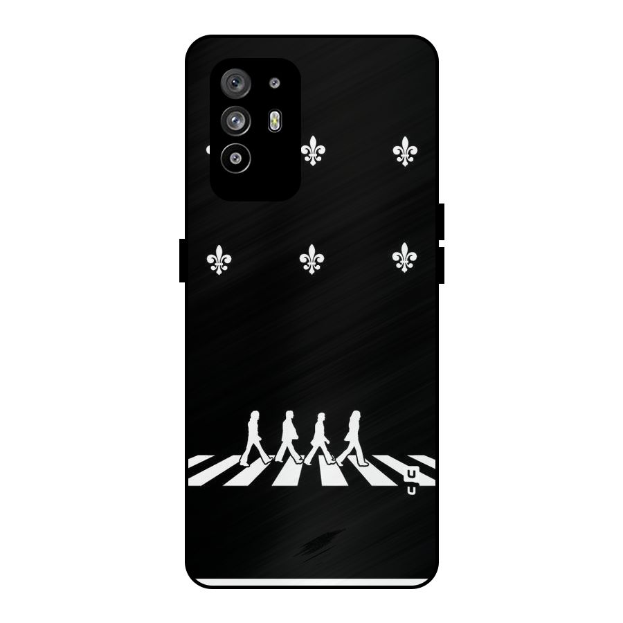 Walking Four Metal Back Case for Oppo F19 Pro Plus 5G