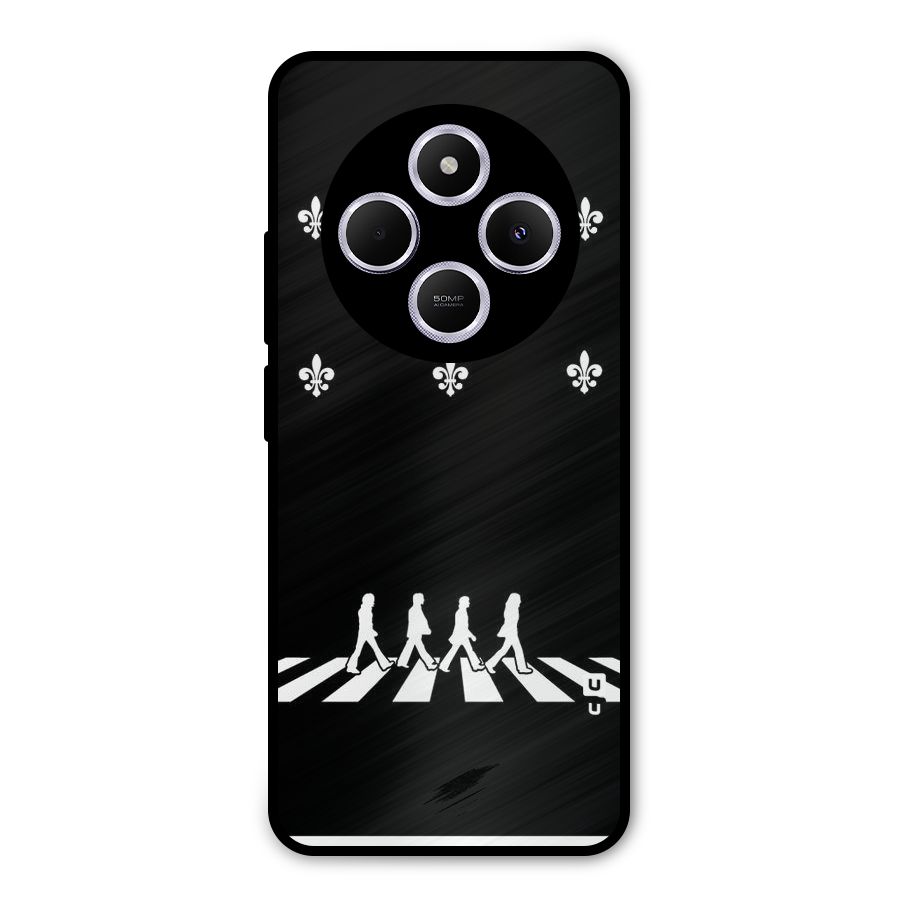 Walking Four Metal Back Case for Poco C75 5G