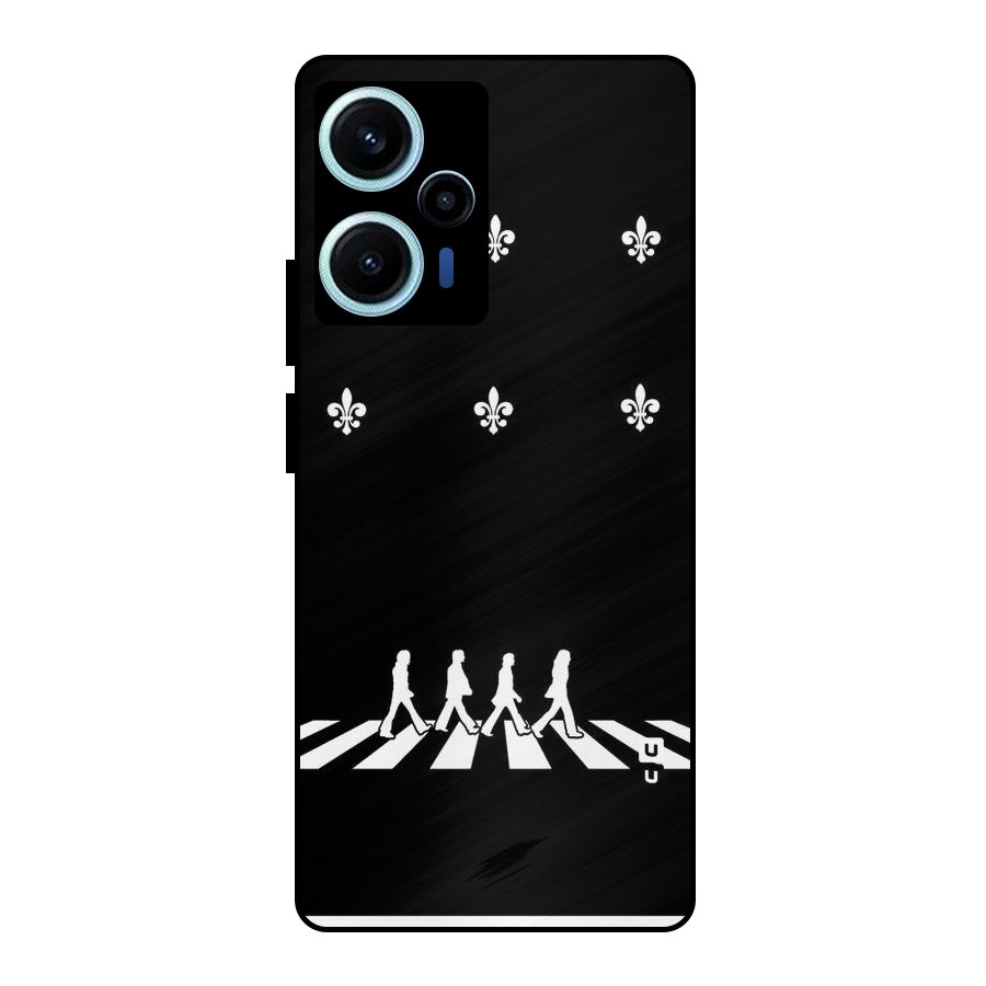Walking Four Metal Back Case for Poco F5
