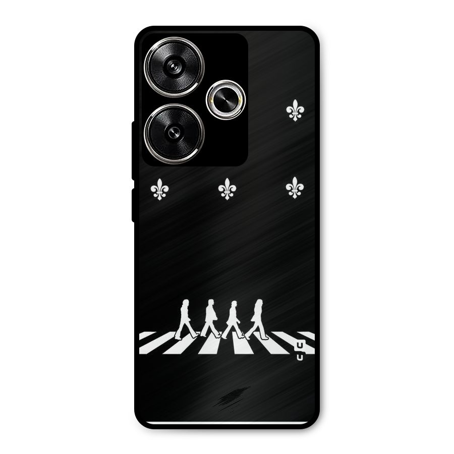 Walking Four Metal Back Case for Poco F6