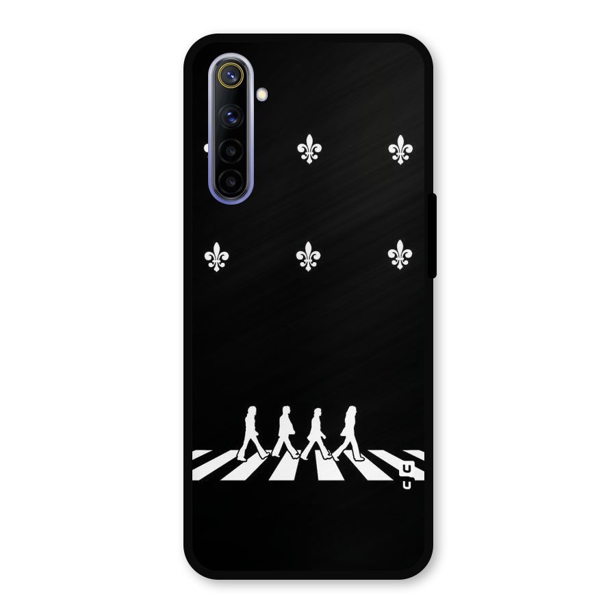 Walking Four Metal Back Case for Realme 6