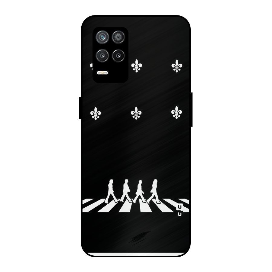 Walking Four Metal Back Case for Realme 8s 5G