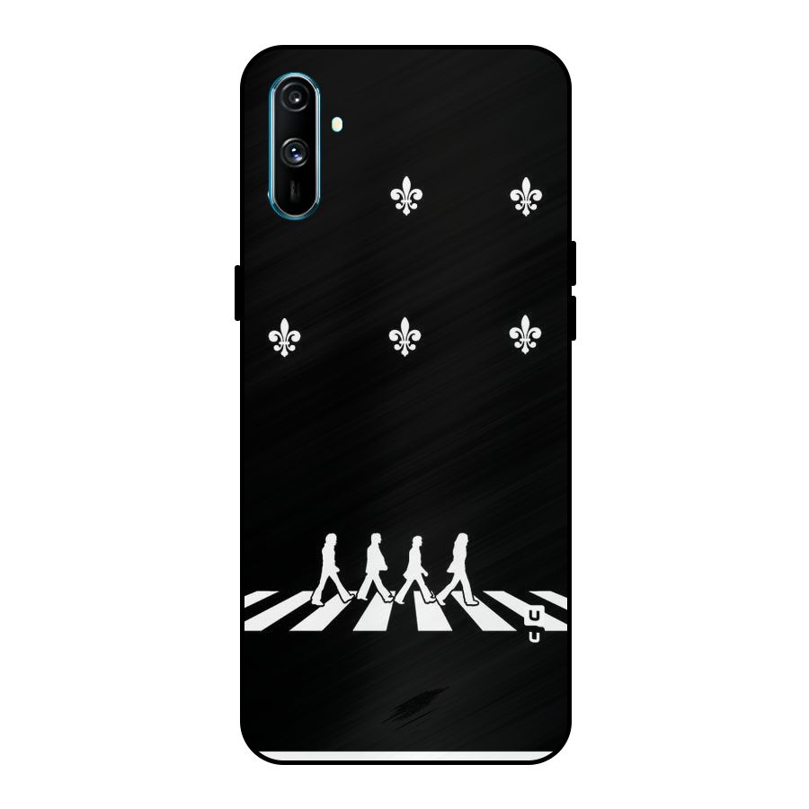 Walking Four Metal Back Case for Realme C3